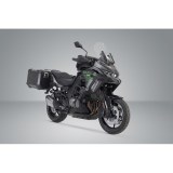 Kit valises aluminium noires TRAX ADV 45/45 litres pour Kawasaki Versys 1000/1100